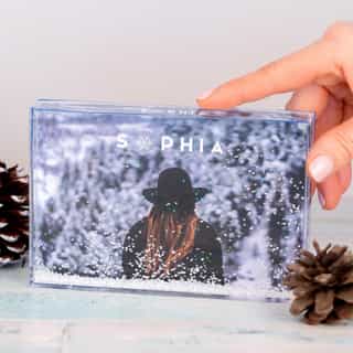 Bola de nieve personalizable con foto Wanapix
