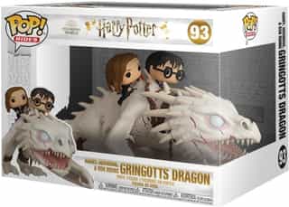 Funko Pop! Rides Harry Potter: Dragón con Harry, Ron y Hermione