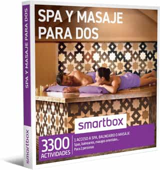 Caja regalo de spa y masaje para dos